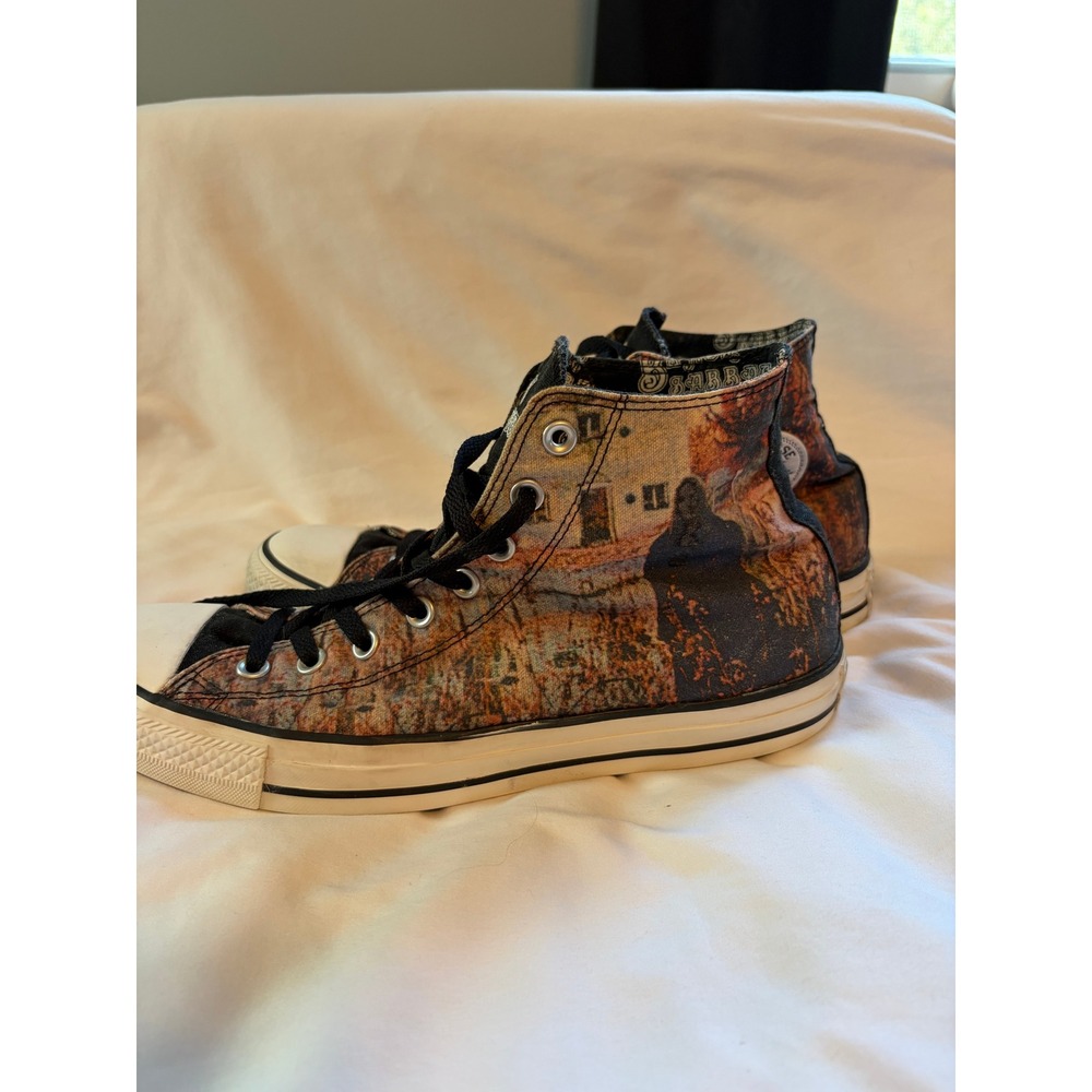 Converse Black Sabbath High Top Mens 9.5 Rock Metal Album Art Graphic 143185F